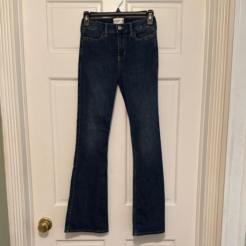 Abercrombie Kids High-Rise Flare Jeans – Size 11/12 Long – Like New
